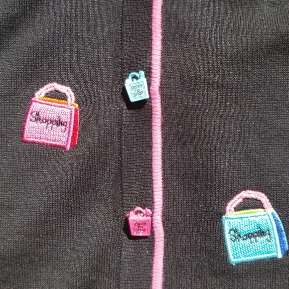 "Shopping Girl" Storybook knits sweater - Picture 3 of 11